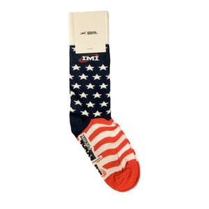 American flag print socks with EQUAL FLEXX logo, FLEXXSOCKSAF