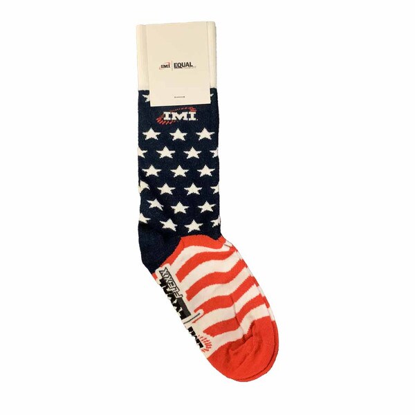 American flag print socks with EQUAL FLEXX logo, FLEXXSOCKSAF