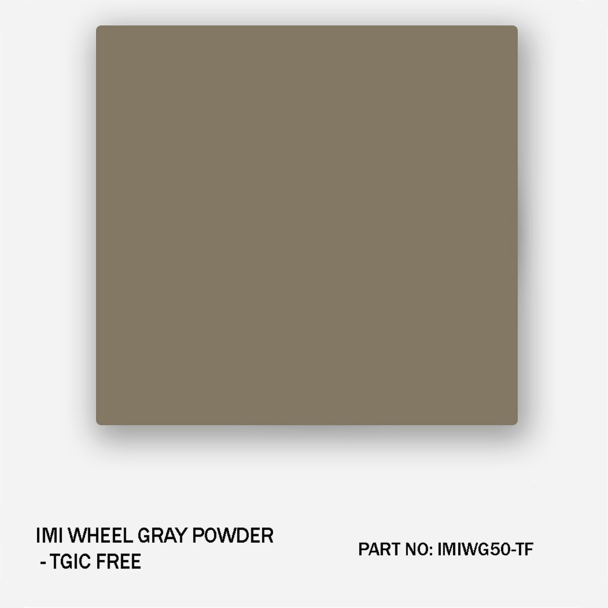 IMI Wheel Gray Powder Coating TGIC-Free, IMIWG50-TF
