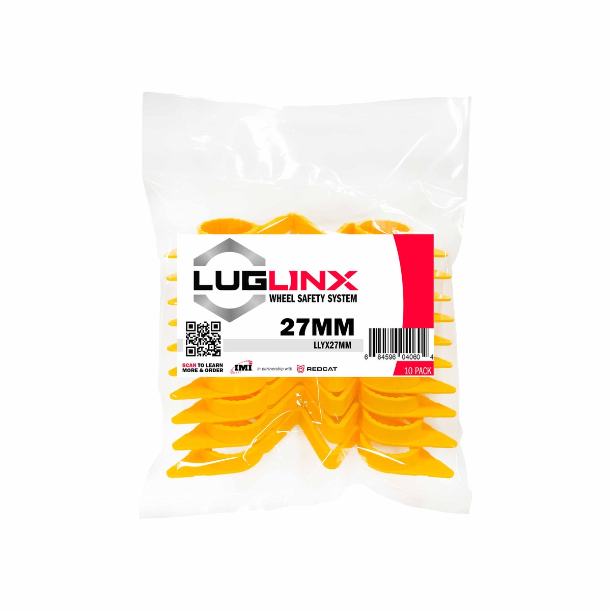 Lug Linx lug nut retainer indicator yellow 27MM, LLYX27MM