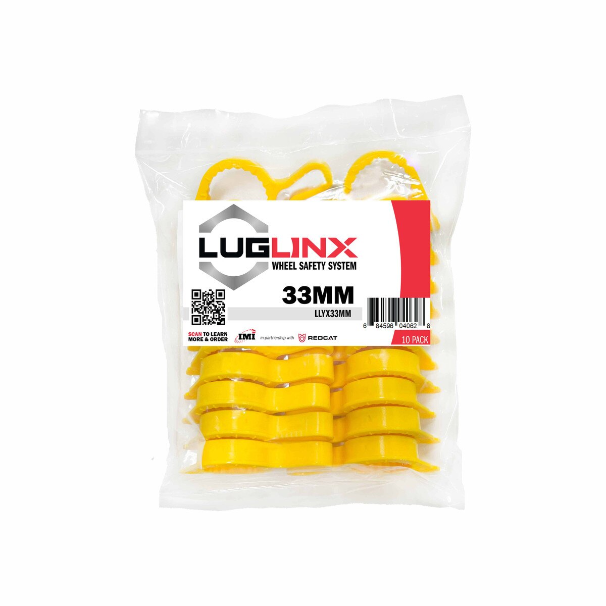 Lug Linx lug nut retainer indicator yellow 33MM, LLYX33MM