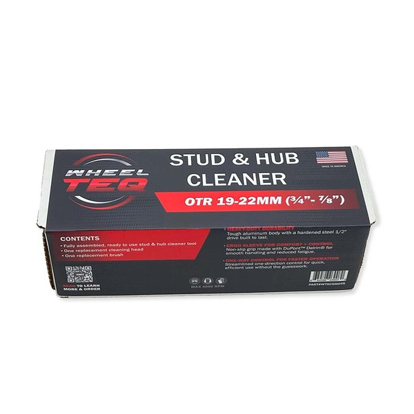 small OTR stud and hub cleaner